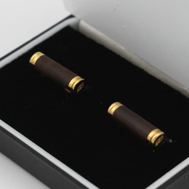 듀퐁 A등급 독일 천연나무 남자 명품 커프스 빈티지