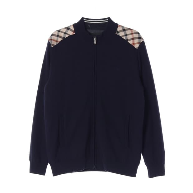 DAKS 네이비 집업 가디건 XL