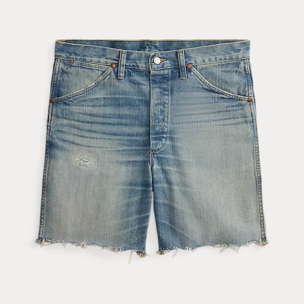 RRL 스트레이트핏 바이랜 데님 쇼츠 32