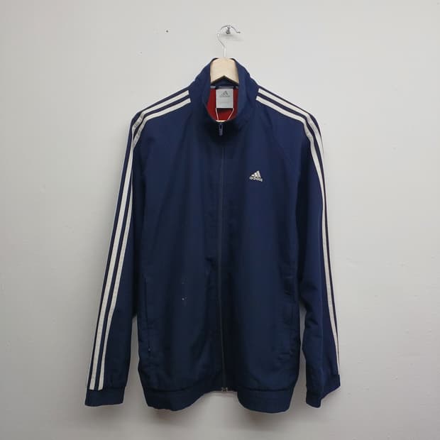 아디다스 삼선 포인트 집업 트레이닝 L