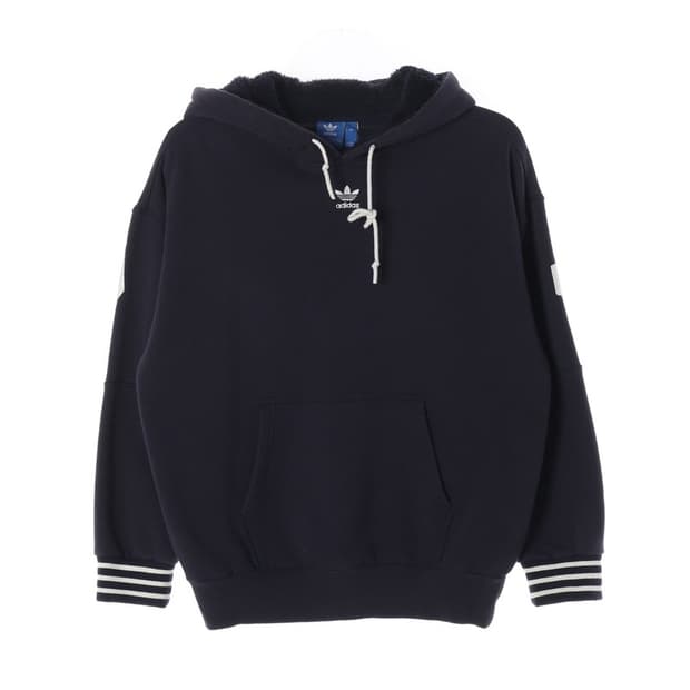 아디다스 오리지널 쉐르파 안감 후드티 L