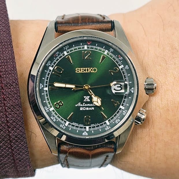 세이코 알피니스트 SPB121 녹판