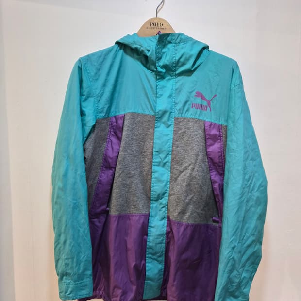 S) PUMA 퓨마 배색 바람막이 팝니다