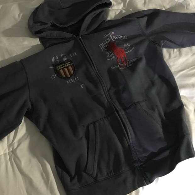 희귀 폴로 빅포니 후드집업
