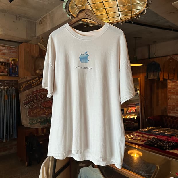 90s Apple 빈티지 애플 반팔 티셔츠