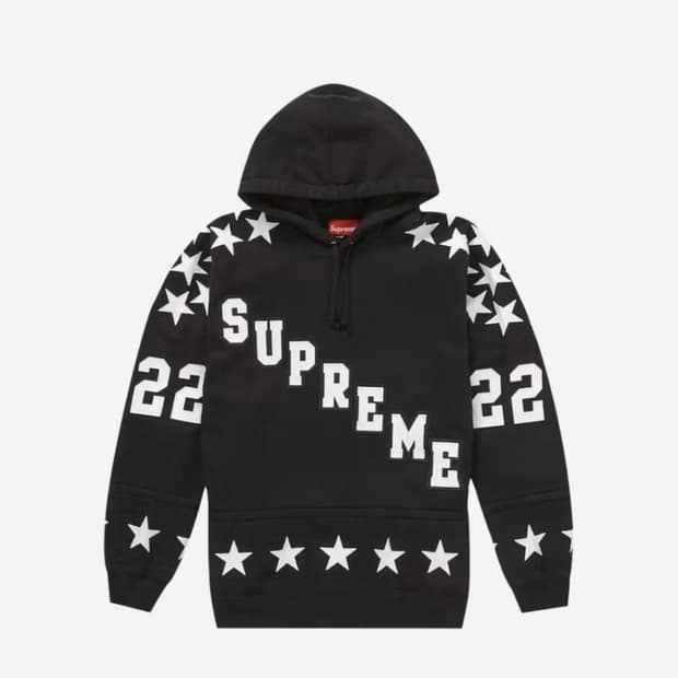 슈프림 하키 후드 스웨트셔츠 블랙 - 22FW