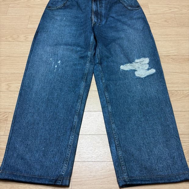 SSZ 24aw 디지털 데님 전사프린트 스웻팬츠 블루 L