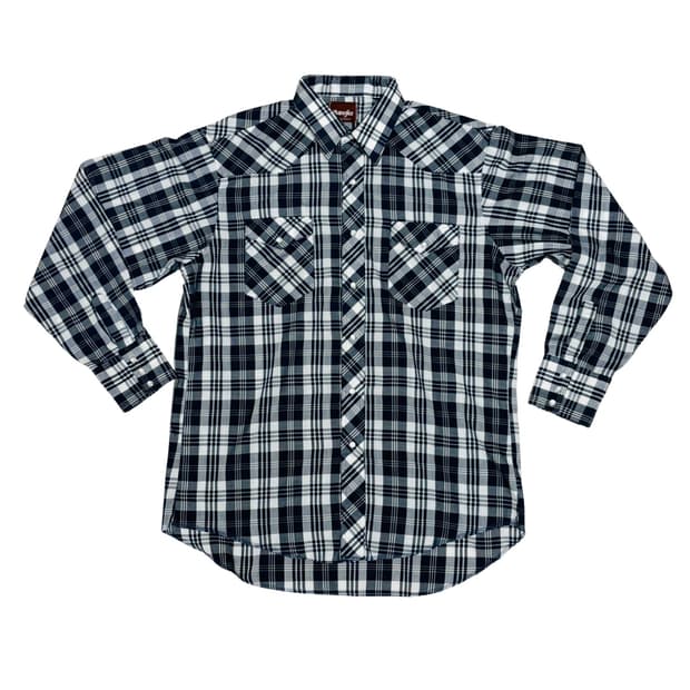 랭글러 Wrangler 80s빈티지 웨스턴체크 L