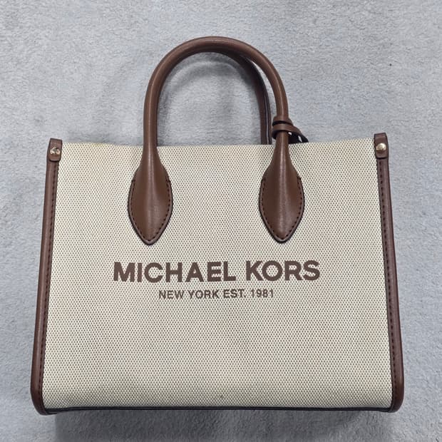 마이클 코어스 캔버스 2way 토트백 겸 숄더백