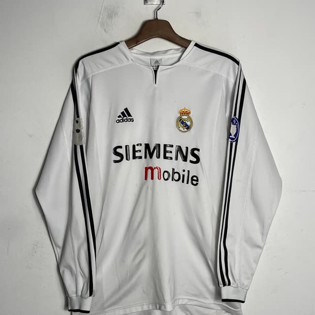 아디다스 레알마드리드 03-04 시즌 홈 긴팔 유니폼