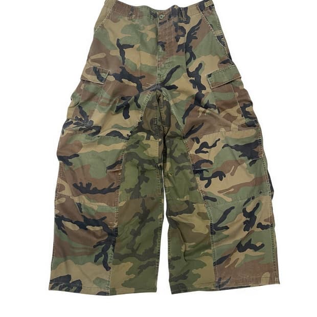 Super Wide Camouflage Pants