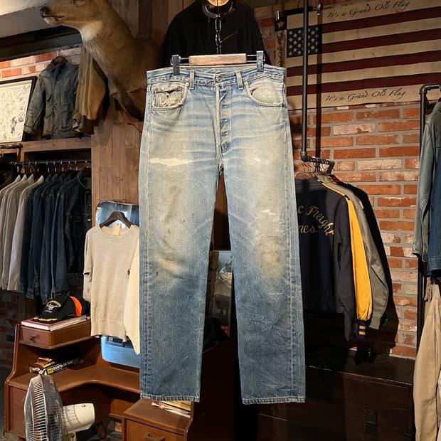 90s USA 빈티지 리바이스 501 데님 팬츠