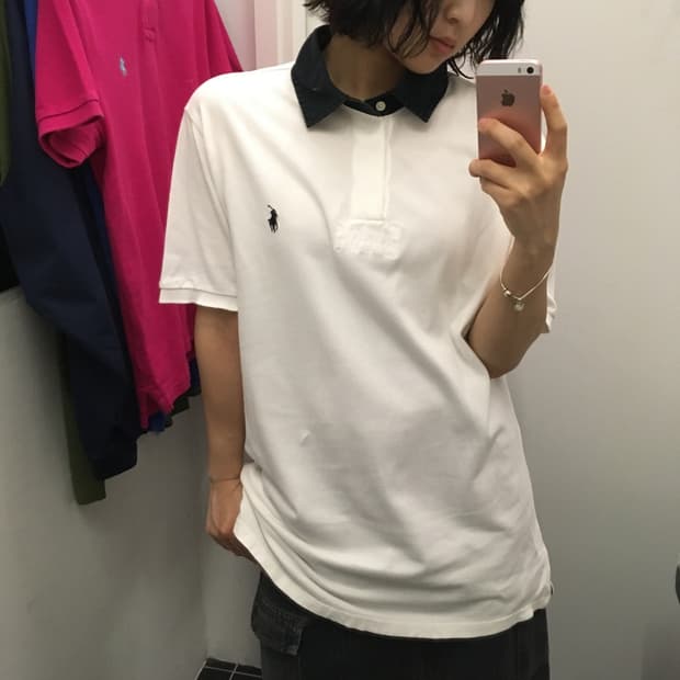 폴로 랄프로렌 카라티 화이트