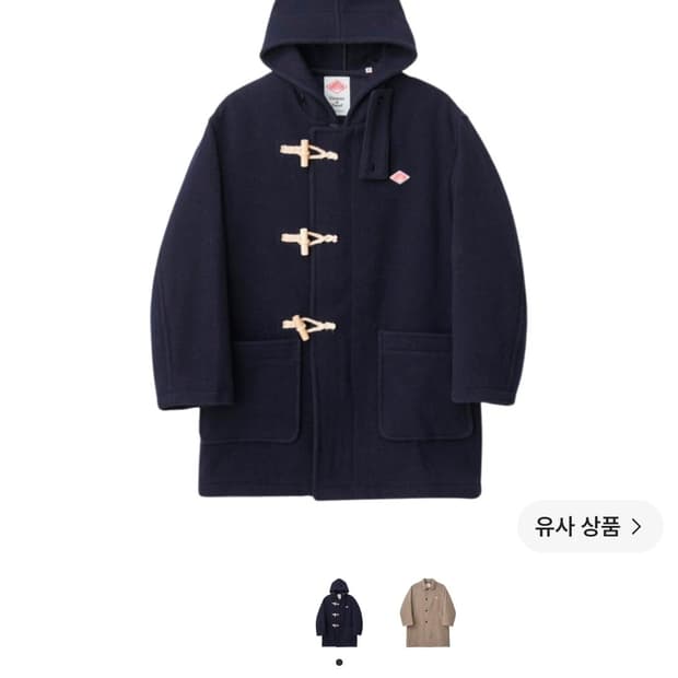 단톤 더플코트 네이비