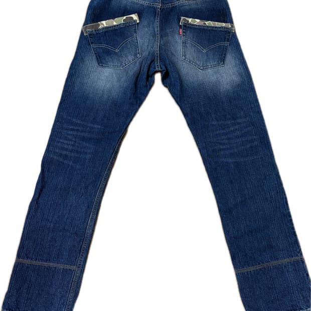 준야와타나베 리바이스 패치워크 + 카모