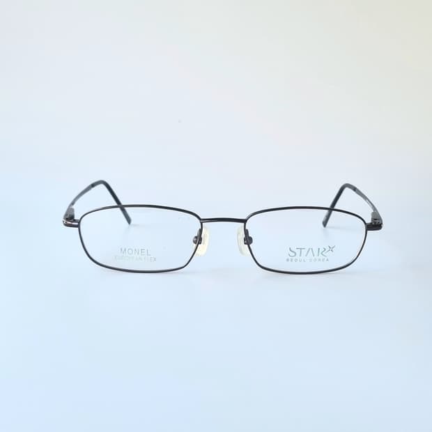 데드스탁 라운드 사각 메탈 안경테 596