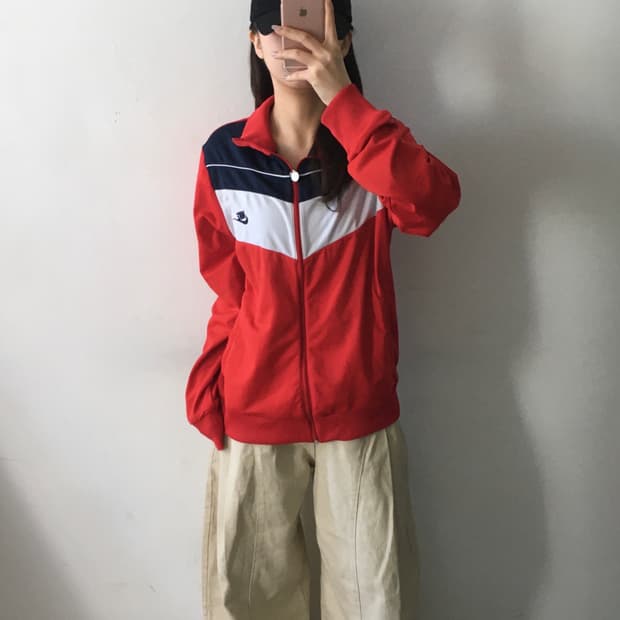 나이키 스우시 트랙탑져지