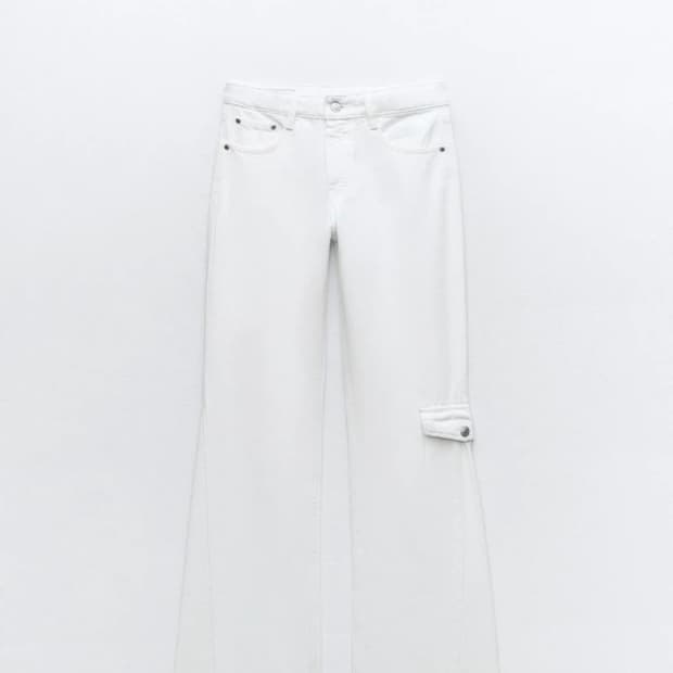 자라 부츠컷 로우라이즈 팬츠