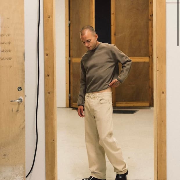 SUNFLOWER 데님 loose denim ecru 