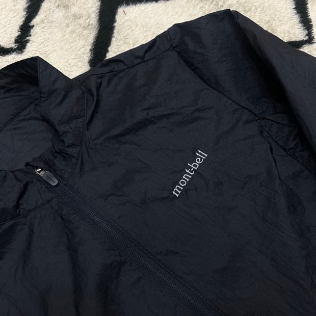 [M]몽벨 나일론 윈드 자켓/블랙
