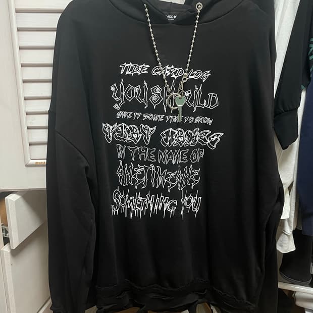 힙한 y2k 후드티