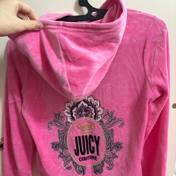 쥬시꾸뛰르 후드집업 핑크 (레어템)