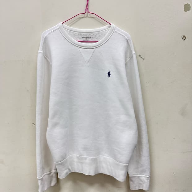 폴로랄프로렌 화이트 맨투맨