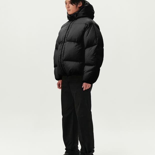 누마레 ee MENS DOWN PARKA BLACK 