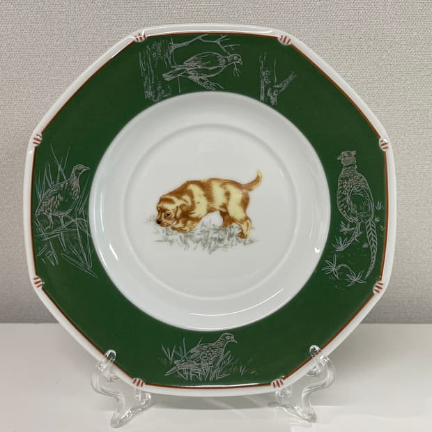 에르메스 샹 쿠홍 Chiens Courants 리트리버 플레이트 1P