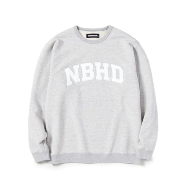 [XL] 네이버후드 클래식 크루넥 맨투맨 그레이 21AW
