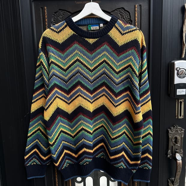 lago 패턴 니트 (made in italy)