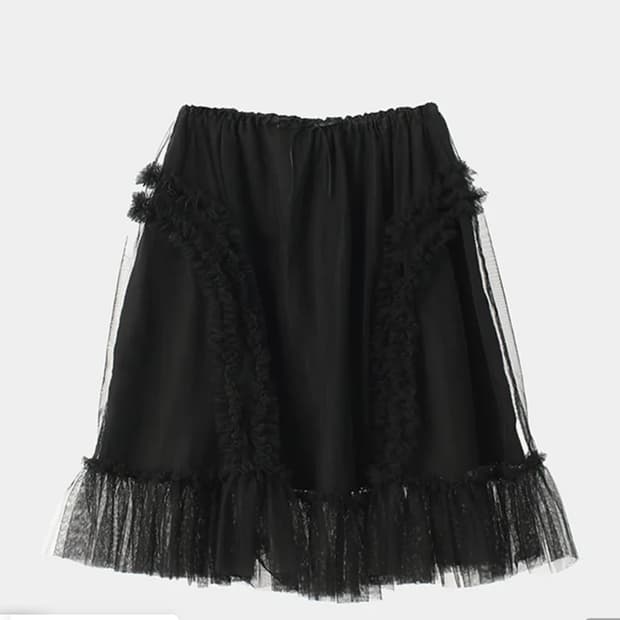 생긴스튜디오 샤스커트 블랙