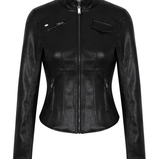 (새상품)페일제이드 슬림핏 레더자켓