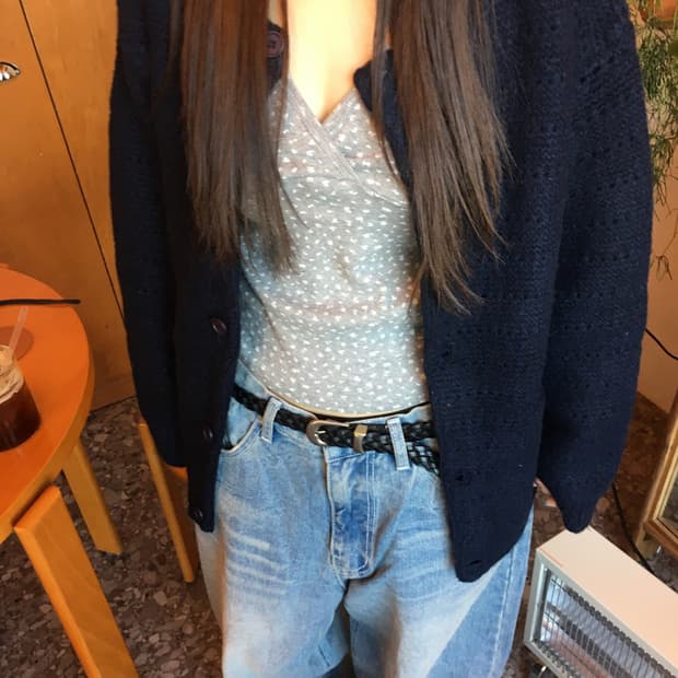 아워캐비넷 tule flower sleevless