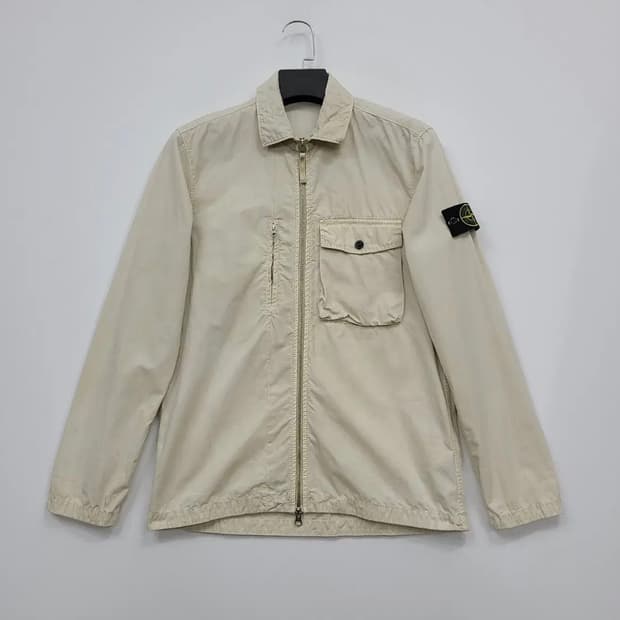 스톤아일랜드 브러쉬드코튼 캔버스 오버셔츠/ 앨리스/618