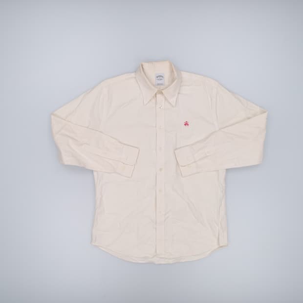 M 브룩스브라더스 화이트 셔츠 0209H1