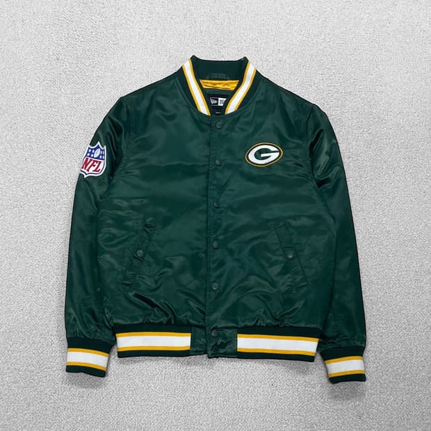 뉴에라 NFL 그린베이 패커스 바시티 자켓 그린
