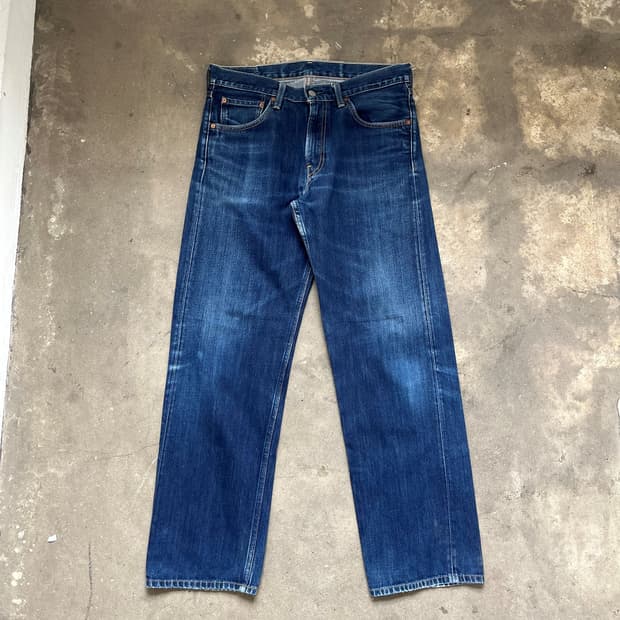 Levi's 503 가죽탭 셀비지 데님팬츠 