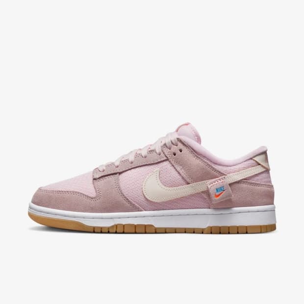 (W) 나이키 덩크로우 테디베어 SE Light Soft Pink 245