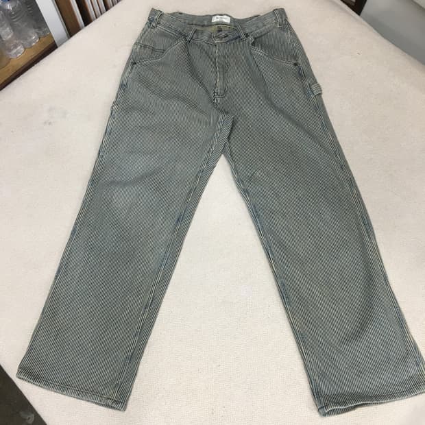 비씨팩토리 히코리 스트라이프 카펜터 팬츠 BB12