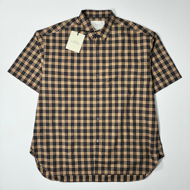 스튜디오니콜슨 소로노 셔츠 마드라스 체크 오버사이즈 멀티컬러 L사이즈