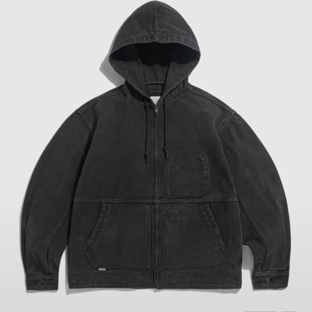 에스피오나지 Ray Canvas Work Parka Charcoal Na