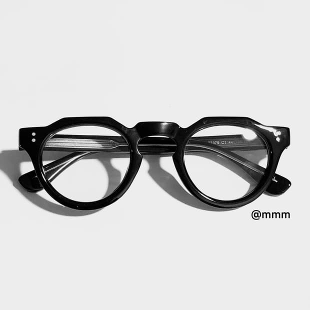 (Unisex)클래식 뿔테 안경