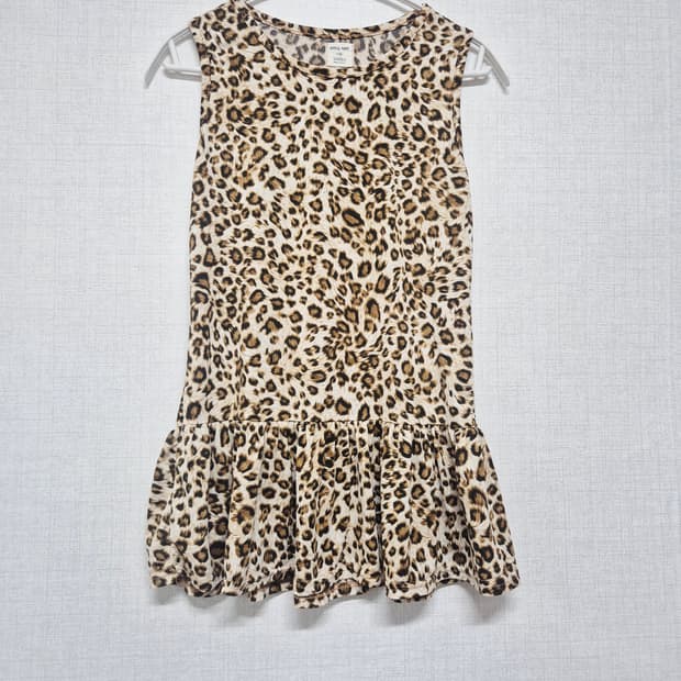 여아 레오파트 원피스