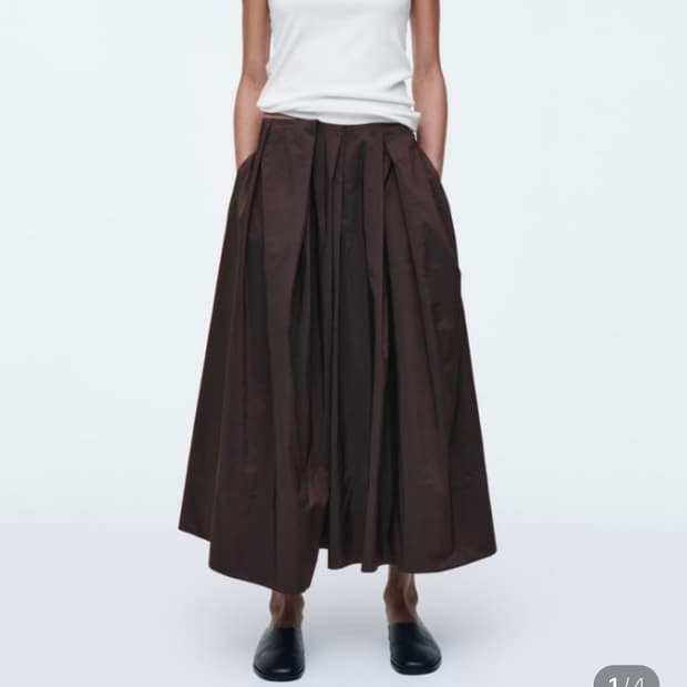 코스 cos 볼류미너스 플리티드 큐롯 새제품