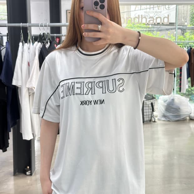 슈프림 18SS 다즐 웜업 탑 반팔져지