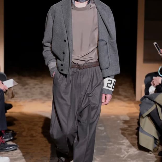 ErmenegildoZegna COUTURE WOOL WIDE PANTS