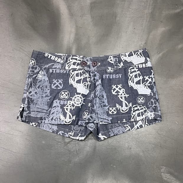  스투시 마린패턴 숏 팬츠 y16204