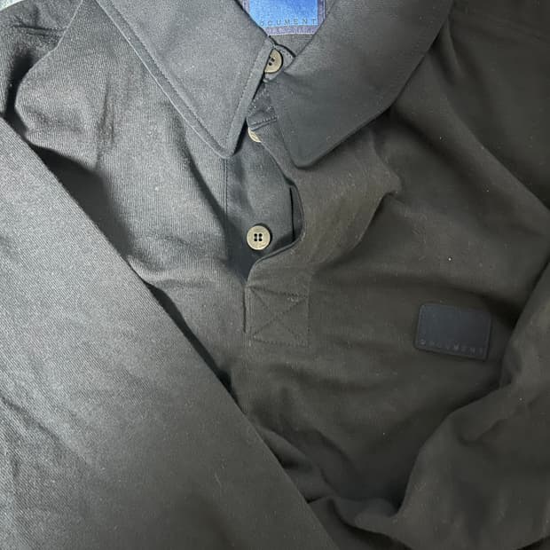 도큐먼트 폴로 긴팔티 M