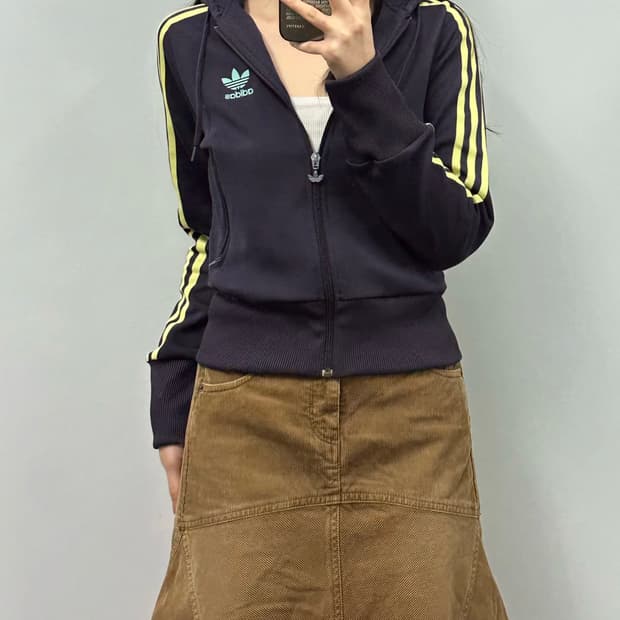 아디다스 파이어버드 퍼플 후드 져지